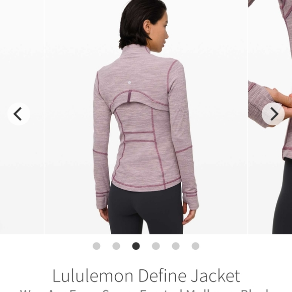 Lululemon Define Jacket (rose tone) - Picture 6 of 6